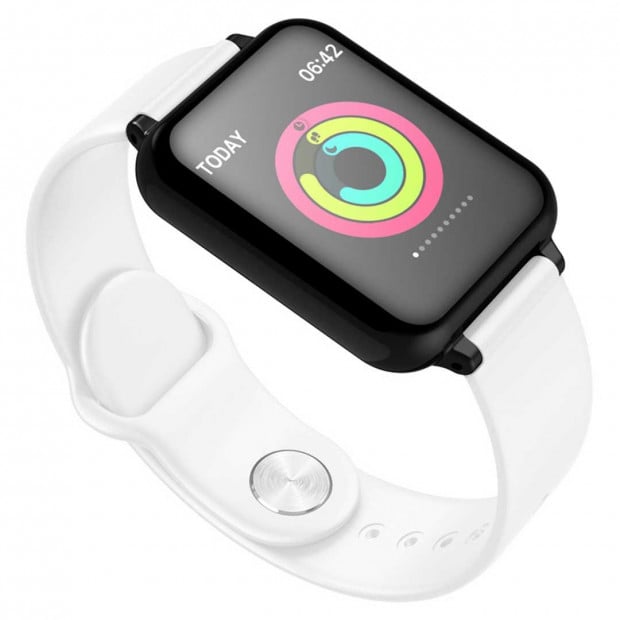 SOGA Waterproof Fitness Smart Wrist Watch Heart Rate Tracker White