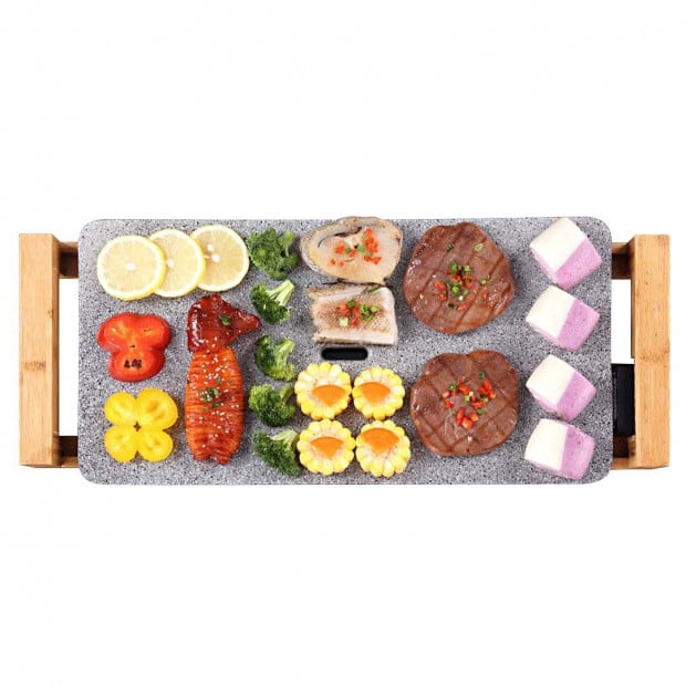 SOGA Electric Ceramic BBQ Grill Non-stick Surface Indoor & Outdoor