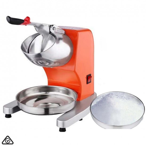 SOGA Ice Shaver Electric Stainless Steel Ice Crusher Slicer Machine