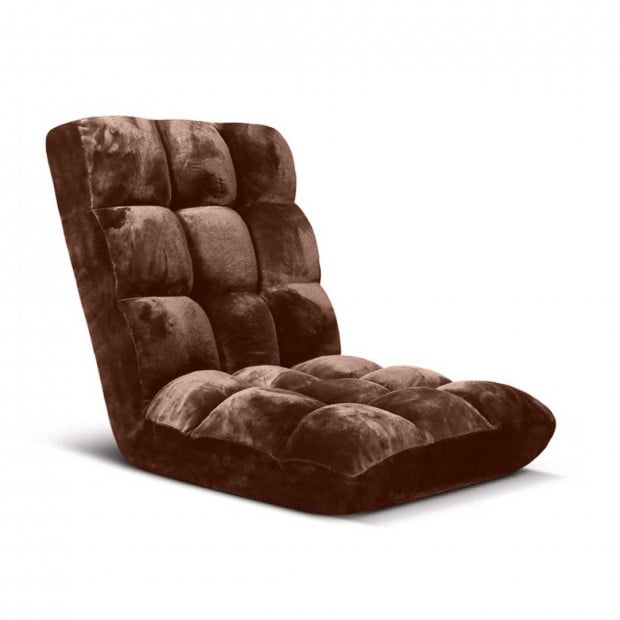 SOGA Floor Recliner Folding Lounge Sofa Couch Folding Chair Coffee