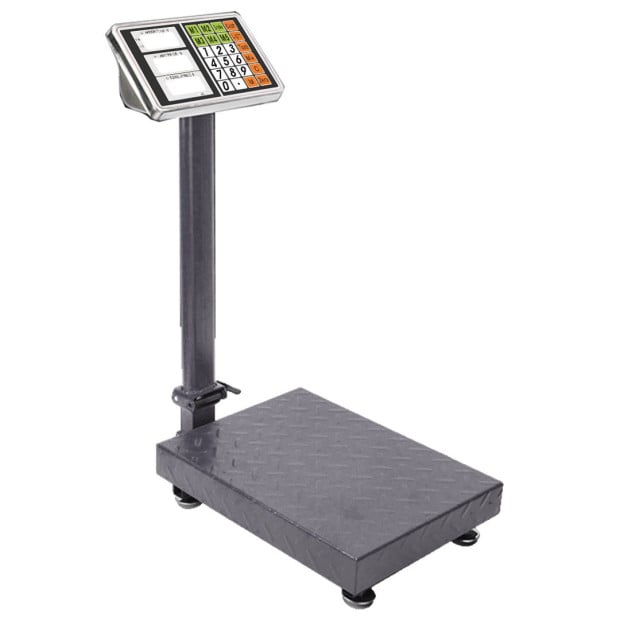 150kg Electronic Digital Platform Scale Computing Shop Postal - Black
