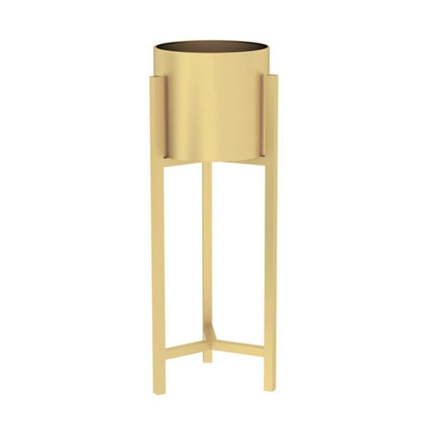60cm Gold Metal Plant Stand Flower Pot Holder Corner Shelving Rack