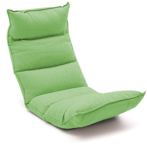 Foldable Tatami Floor Sofa Lounge Chair Recliner Lazy - Green