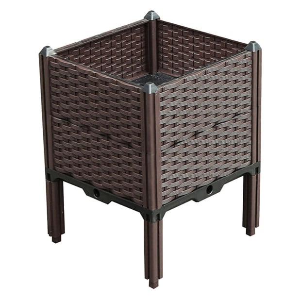 40cm Raised Planter Box Outdoor Plants Garden Bed with Legs Deepen