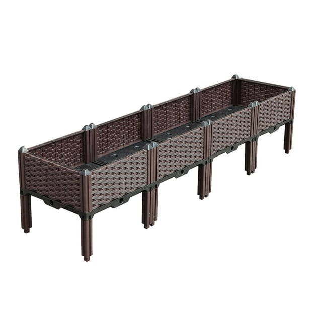 160cm Raised Planter Box Vegetable Plants Garden Bed with Legs