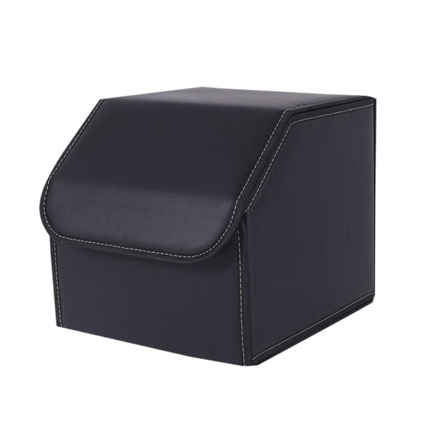 Car Boot Trunk Cargo Organizer Portable Storage Box Black Small