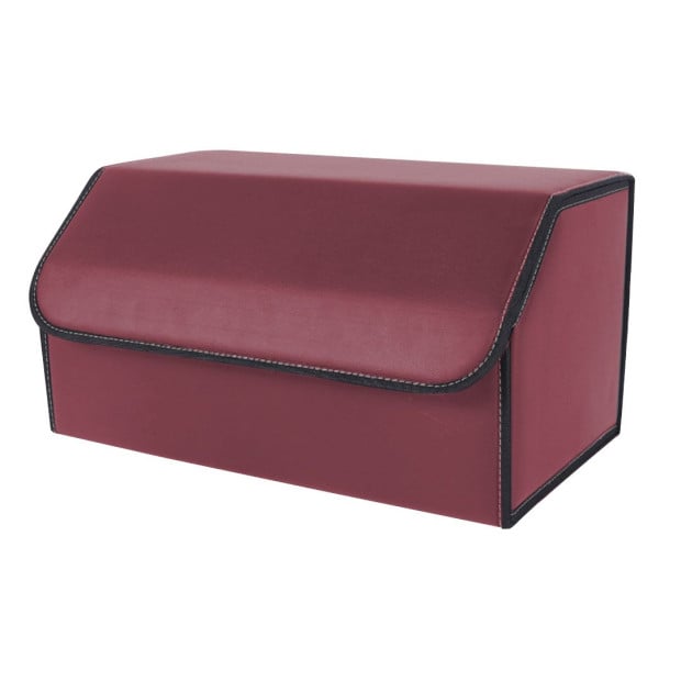 Car Boot Collapsible Foldable Trunk Cargo Storage Box Red Large