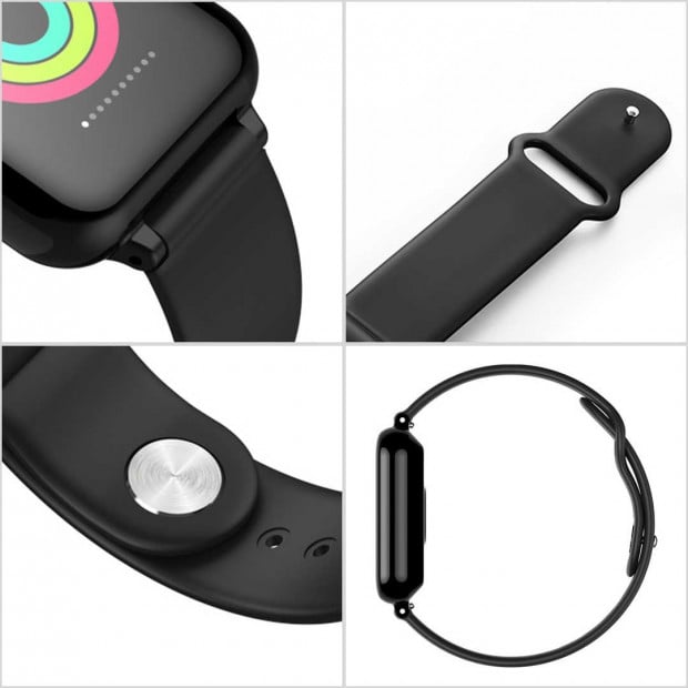 SOGA Waterproof Fitness Smart Wrist Watch Heart Rate Tracker White Image 2