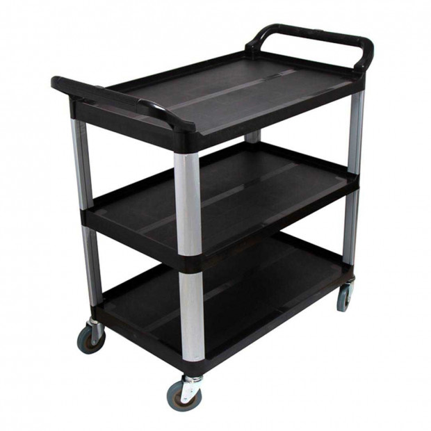 SOGA 2x 3 Tier Food Trolley Food Waste Cart Food Utility Mechanic Image 2