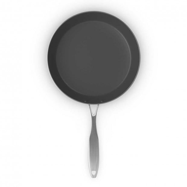 SOGA Stainless Steel Fry Pan 22cm Frying Pan Induction Non Stick Image 2