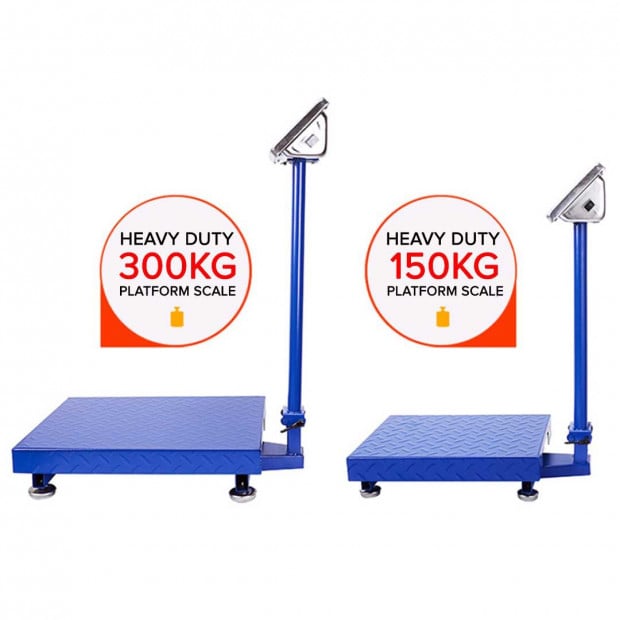 SOGA 300kg Electronic Digital Platform Scale Computing Scale Blue Image 2