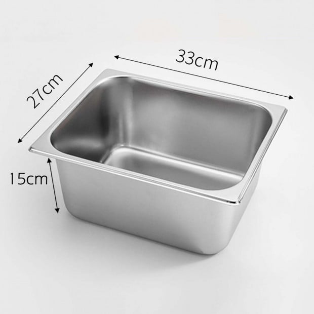SOGA Gastronorm 1/2 GN Pan 15cm Deep Stainless Steel Tray Image 2