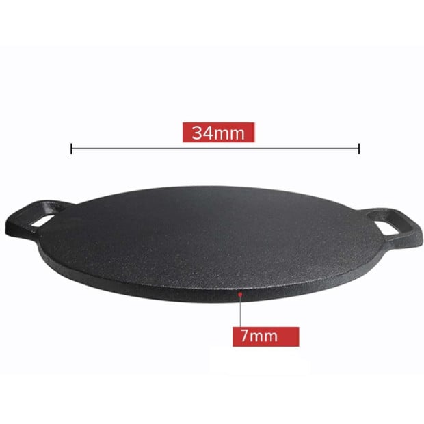 Electric Smart Induction Cooktop 34cm Stainless Steel Casserole Image 2