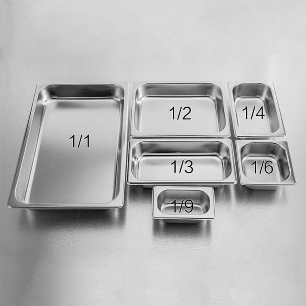 SOGA 12X Gastronorm GN Pan 1/1 GN Pan 20cm Deep Stainless Steel Tray Image 3