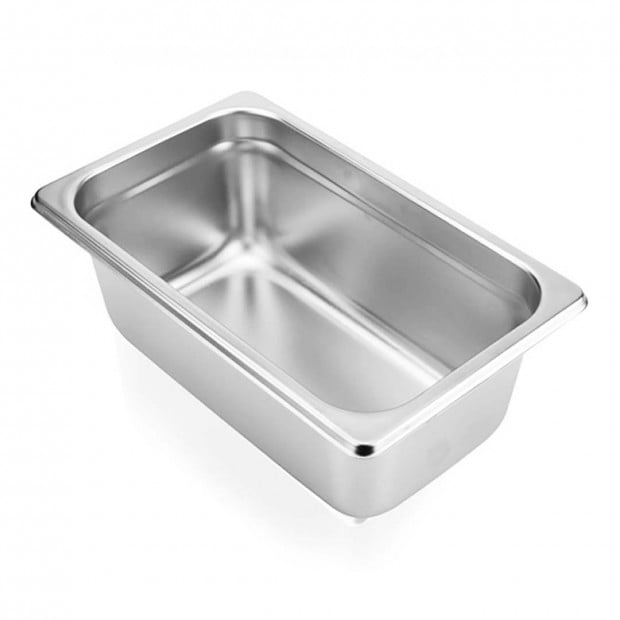 SOGA 2X Gastronorm GN Pan 1/1 GN Pan 20cm Deep Stainless Steel Tray Image 3