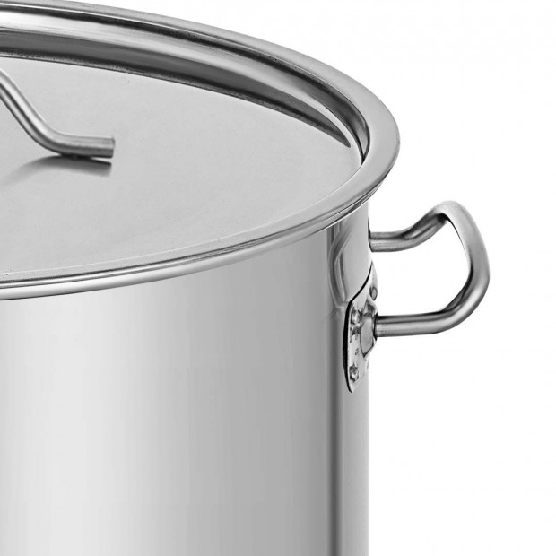 SOGA Stainless Steel Brewery Pot 130L With Beer Valve 55*55cm Image 3