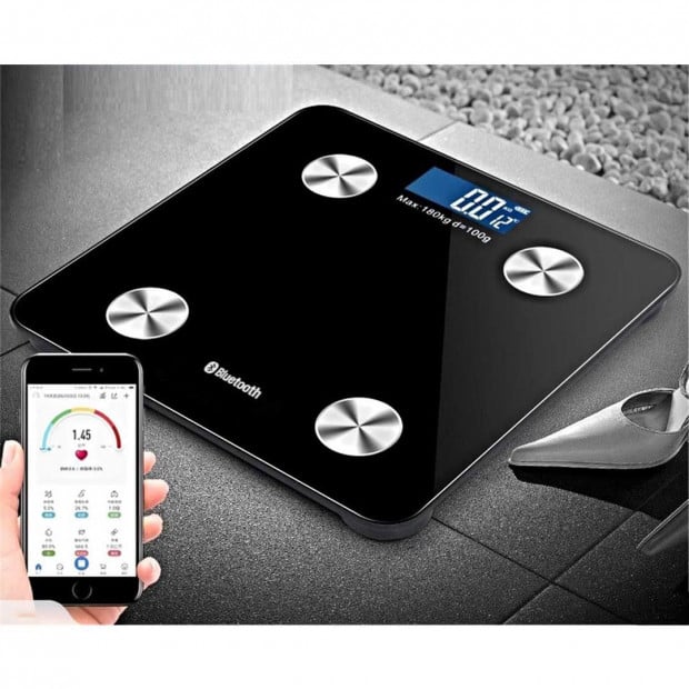 Wireless Bluetooth Digital Body Fat Scale Bathroom Health Analyser Image 3