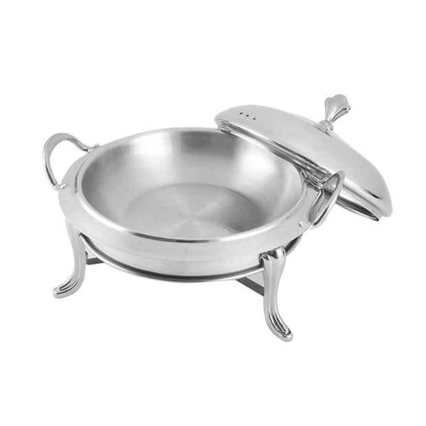 Stainless Steel Buffet Chafing Dish Cater Warmer with Glass Top Lid Image 3