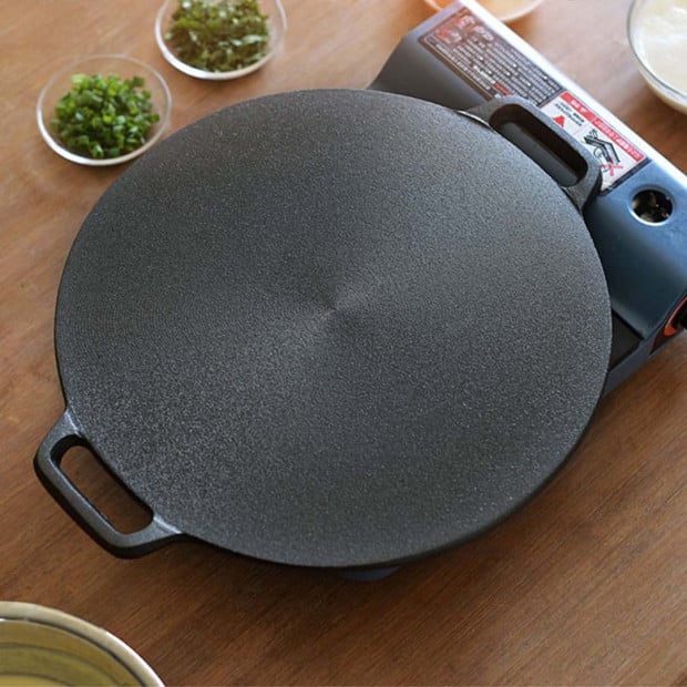 Electric Smart Induction Cooktop 34cm Stainless Steel Casserole Image 3