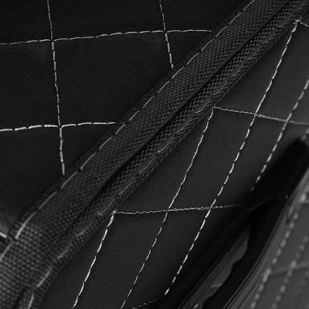 Car Boot Collapsible Foldable Trunk Cargo Box Black/White - Large Image 3