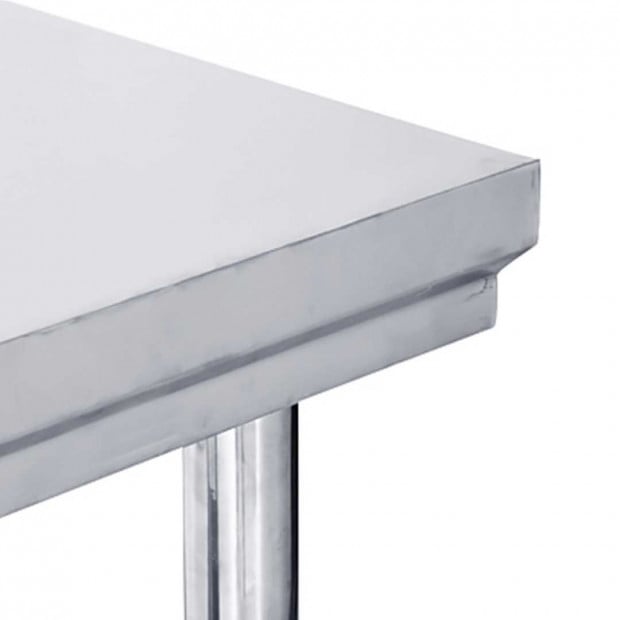 SOGA 150*70*85cm Commercial Catering Kitchen Stainless Steel Bench Image 3
