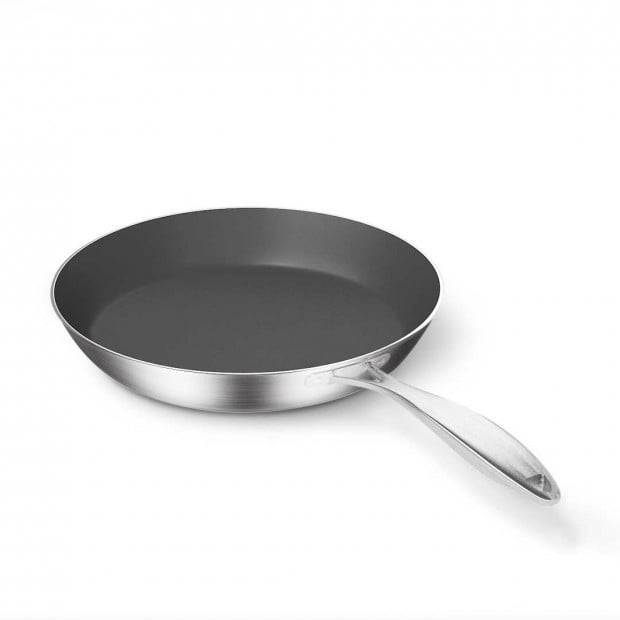 SOGA Stainless Steel Fry Pan 22cm Frying Pan Induction Non Stick Image 4