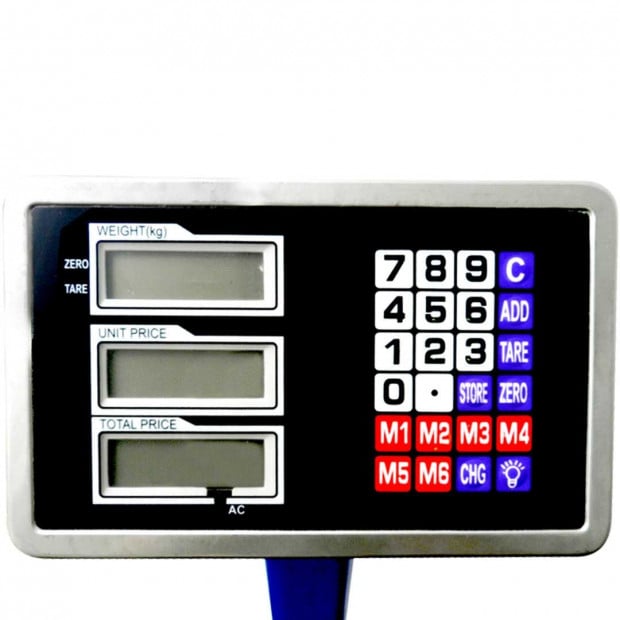 SOGA 300kg Electronic Digital Platform Scale Computing Scale Blue Image 4