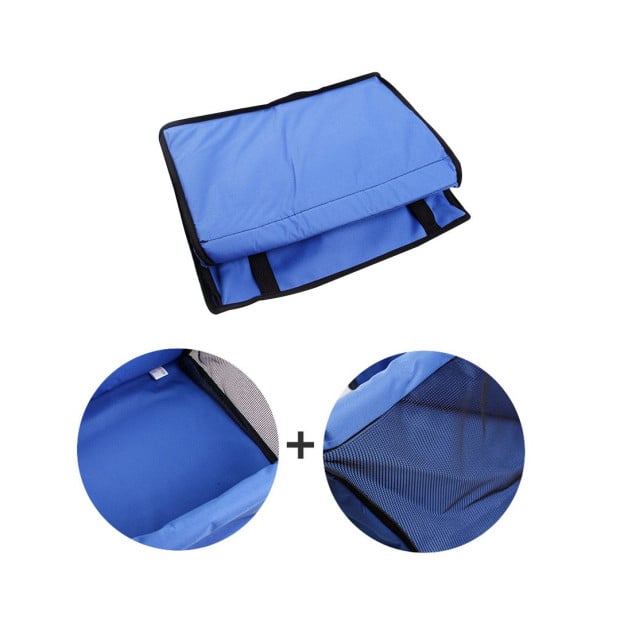 Blue Pet Booster Car Seat Safety Travel Portable Dog Carrier Bag Image 4