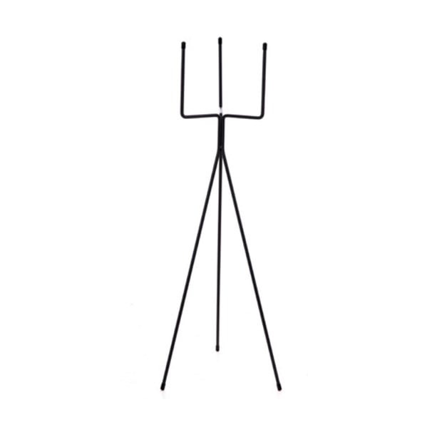 80cm Tripod Flower Pot Plant Stand with White Flowerpot Holder Rack Image 4