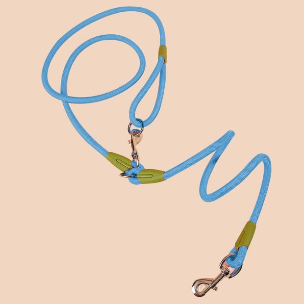 220cm Multifunction Hands-Free Rope Pet Cat Dog Leash - Blue Image 4