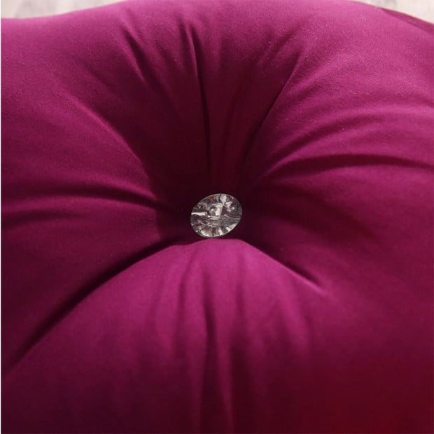 180cm Burgundy Princess Bed Pillow Backrest Bedside Tatami Cushion Image 4