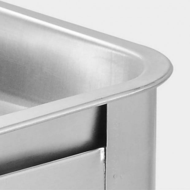 36CM Portable Stainless Steel Chafing Dish BBQ Stove Grill Plate Image 4