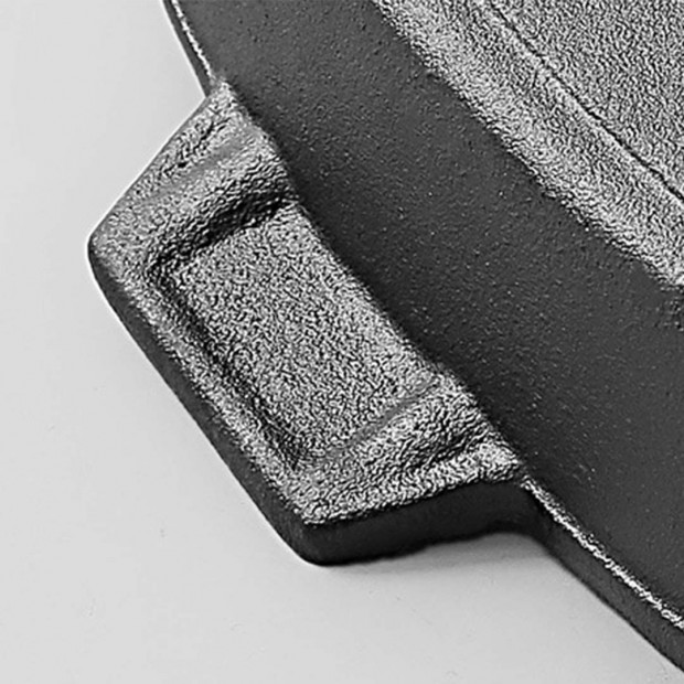 SOGA 33cm Cast Iron Rectangle Bread Cake Baking Dish Pan Image 4