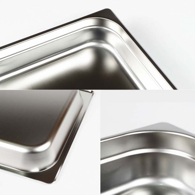 SOGA Gastronorm GN Pan 1/1 GN Pan 20cm Deep Stainless Steel Tray Image 5