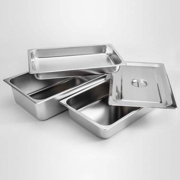 SOGA 12X Gastronorm GN Pan 1/1 GN Pan 20cm Deep Stainless Steel Tray Image 5