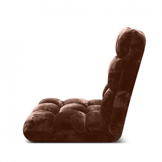 SOGA Floor Recliner Folding Lounge Sofa Couch Folding Chair Coffee Image 5