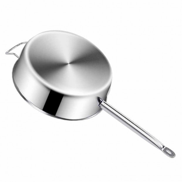 SOGA Stainless Steel 30cm Saucepan With Lid Induction Cookware Image 5