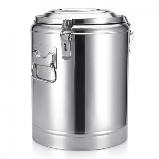 30L Stainless Steel Insulated Stock Pot Dispenser Hot & Cold Container Image 5