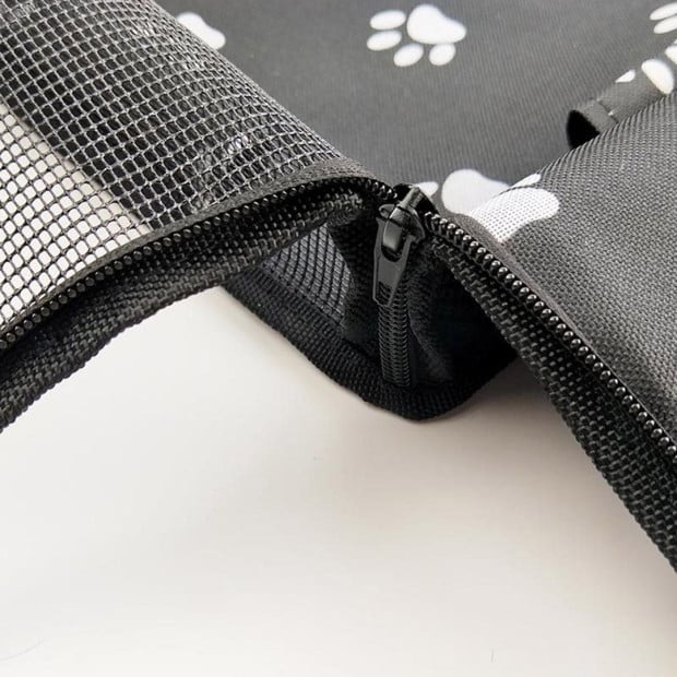 Pet Booster Car Seat Safety Travel Portable Dog Carrier Bag Black Image 5