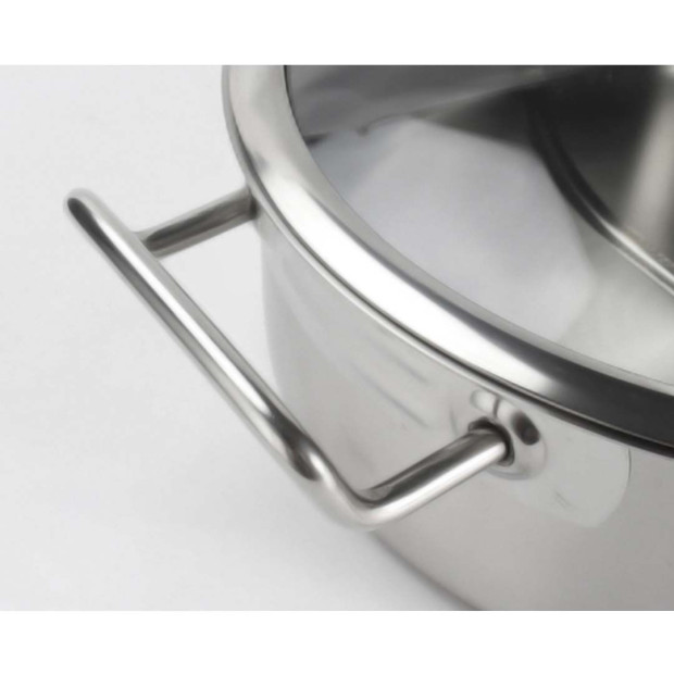 Electric Smart Induction Cooktop 28cm Stainless Steel Casserole Image 5