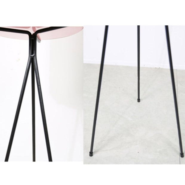 80cm Tripod Flower Pot Plant Stand with Pink Flowerpot Holder Rack Image 5