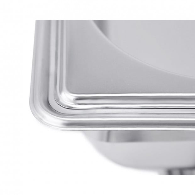 SOGA Triple Tray Stainless Steel Chafing Catering Dish Food Warmer Image 5