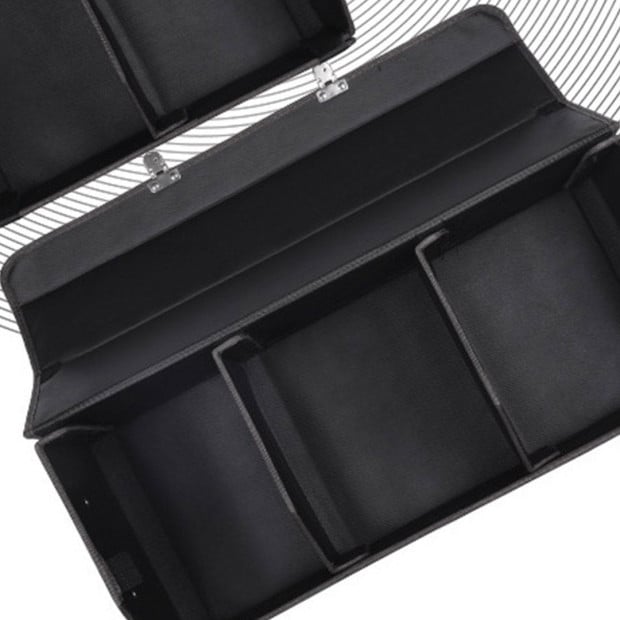 Car Boot Collapsible Foldable Trunk Cargo Box Black/White - Large Image 5