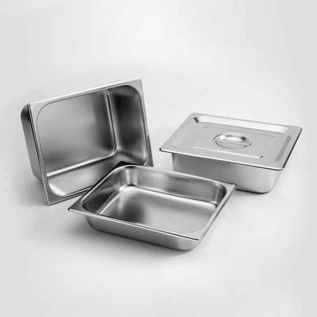 SOGA Gastronorm GN Pan 1/2 GN Pan 6.5cm Deep Stainless Steel Tray Image 6