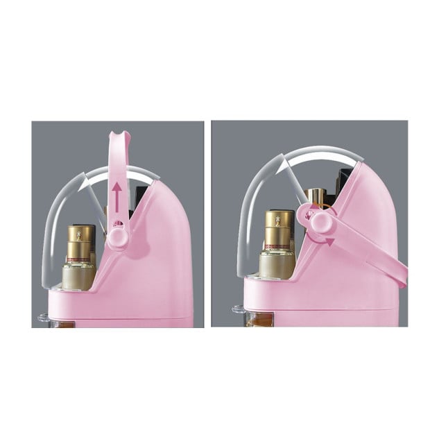 3 Tier Countertop Makeup Cosmetic Storage Organiser Holder Pink Image 6