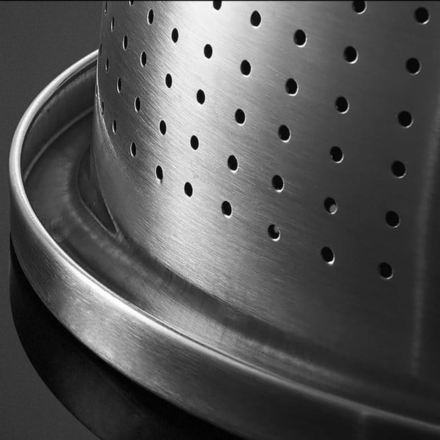Stainless Steel Nesting Colander Sink Washing Bowl Strainer  Set of 5 Image 6