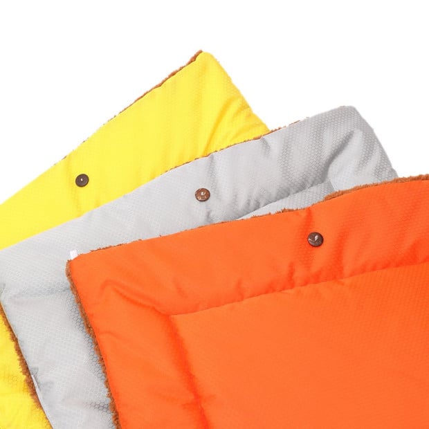 Cushion Nest Cat Dog Bed Warm Plush Kennel Mat Pet Orange Image 6