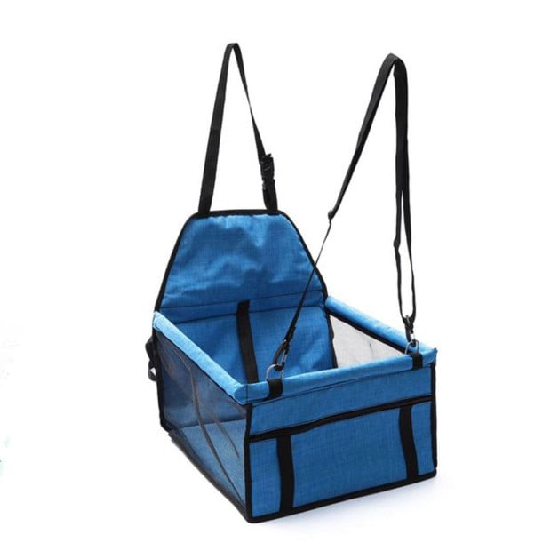 Blue Pet Booster Car Seat Safety Travel Portable Dog Carrier Bag Image 6