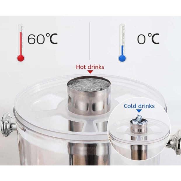 2x Single 8L Juicer Water Milk Coffee Pump Beverage Drinking Utensils Image 6