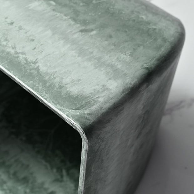32cm Green Grey Square Resin Plant Flower Pot Planter Cachepot Image 6